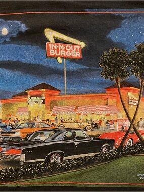 In-N-Out California Mike Ryder 2012 Graphic T-Shirt Medium GUC